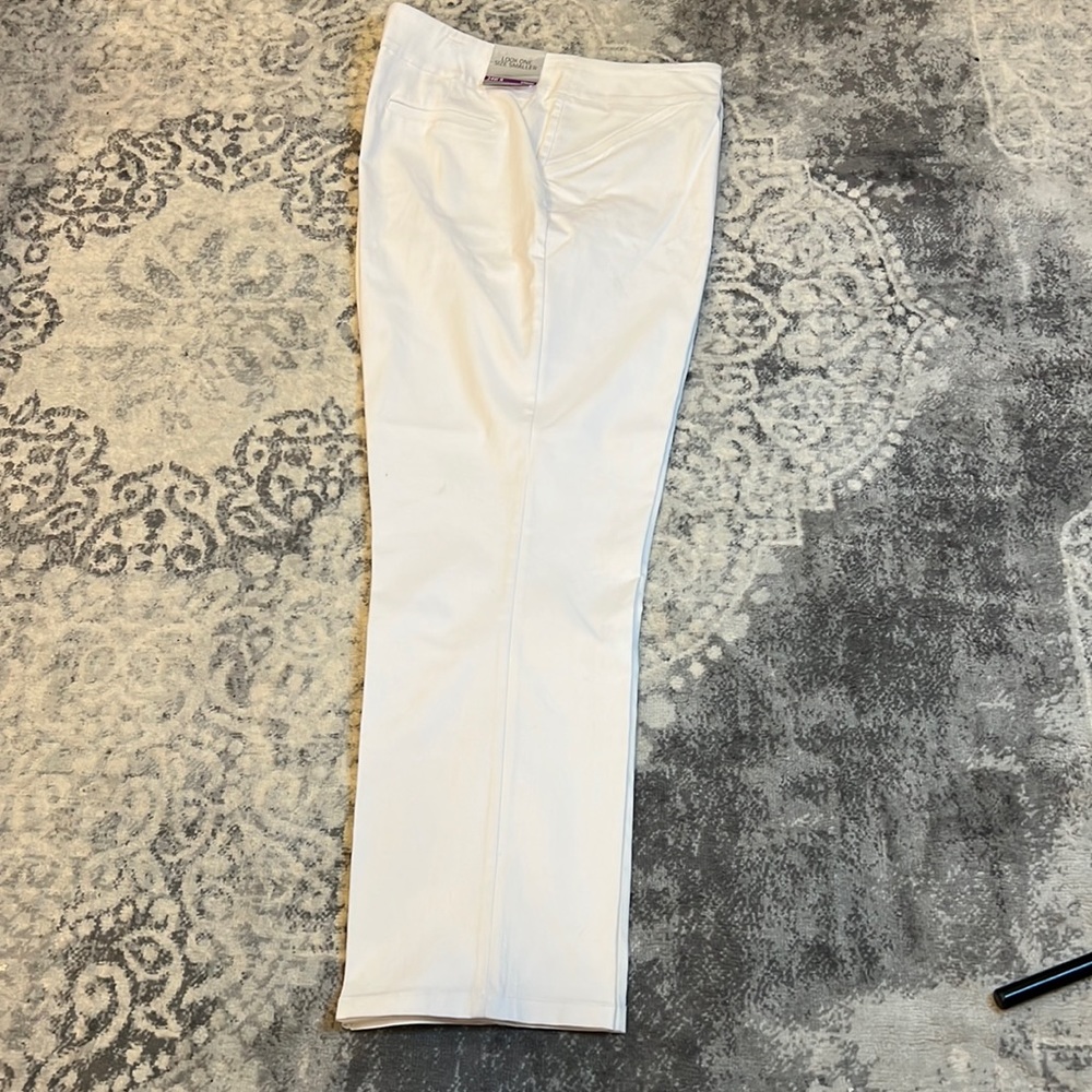 Alia White Pants Plus
